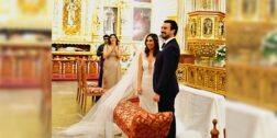 Fotos: Rubén Morales // Ante Dios fueron proclamados marido y mujer.