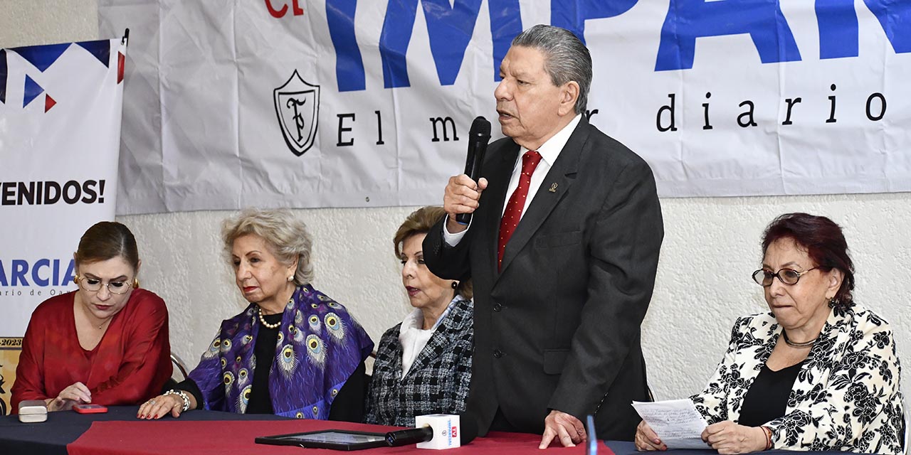 Foto: Rubén Morales // El director general, Benjamín Fernández Pichardo, durante su mensaje por el 72 Aniversario de EL IMPARCIAL.