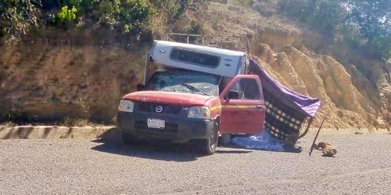 El sábado fueron baleadas nueve personas en una camioneta de pasajeros que se dirigía a Nochixtlán.