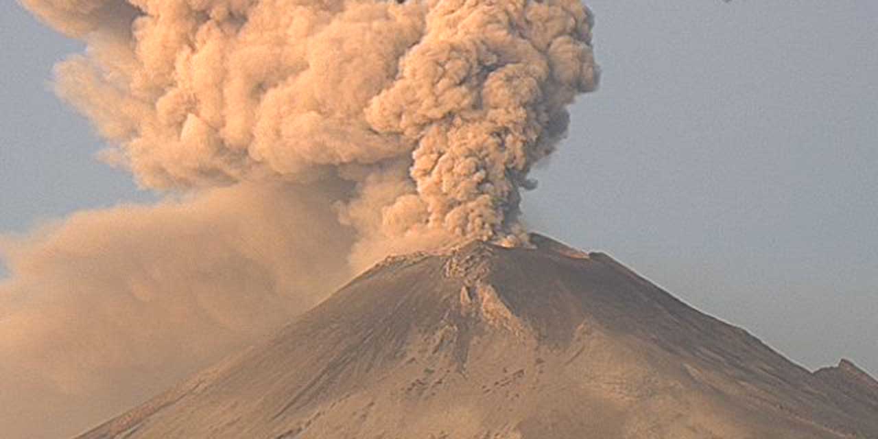 Actividad constante del volcán Popocatépetl este domingo | El Imparcial de Oaxaca