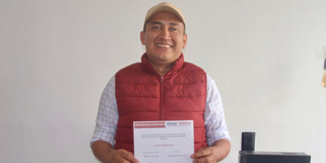 Nino Morales se registra como aspirante al Senado de la República | El Imparcial de Oaxaca