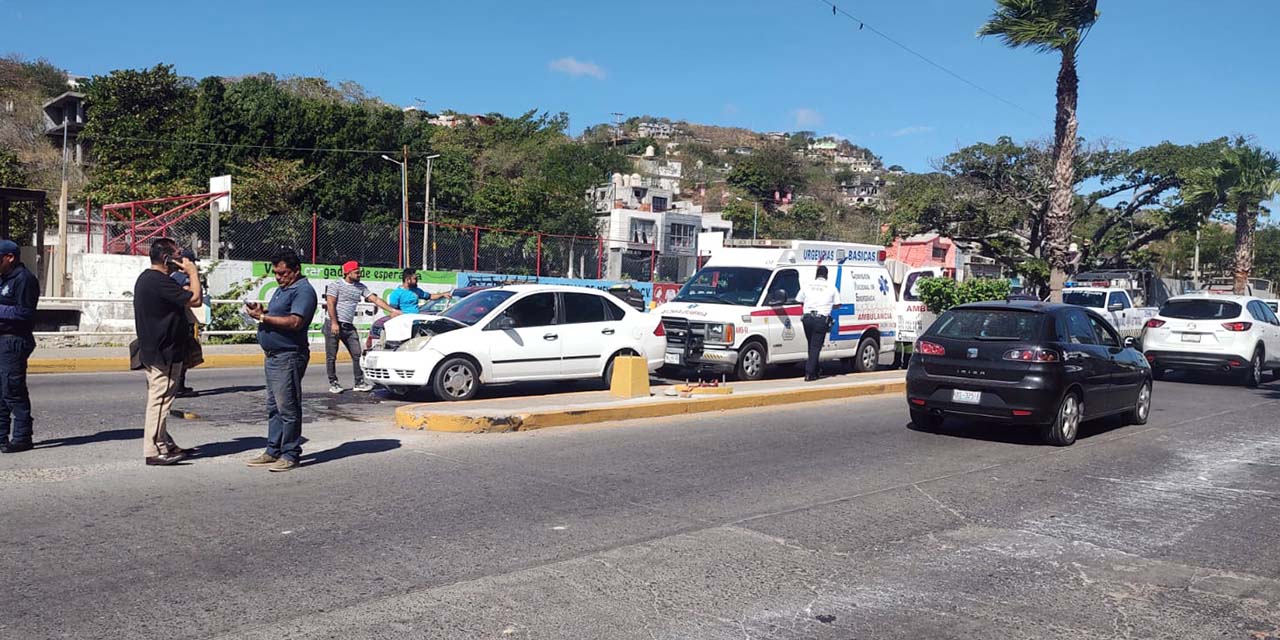 Aparatoso choque sobre cuatro carriles de Salina Cruz | El Imparcial de Oaxaca