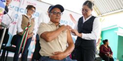 Foto: Gobierno del Estado // Prioritaria la vacunación a adultos mayores.