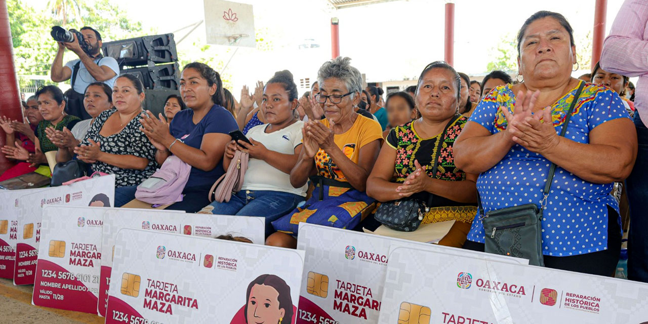 Tarjeta Margarita Maza, lejos de la meta de mujeres en pobreza | El Imparcial de Oaxaca
