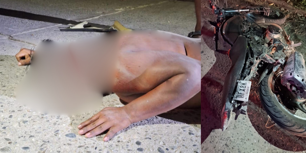 Motociclista grave tras sufrir terrible accidente en Loma Larga, Pochutla | El Imparcial de Oaxaca