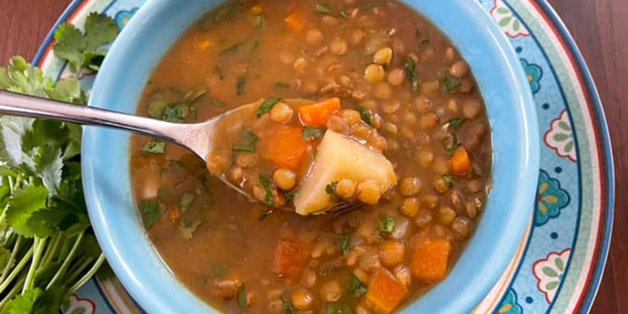 Prepara una sopa de lentejas el platillo perfecto para la comida