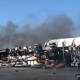 Tras explosión de pipa cierran Autopista Puebla-Orizaba