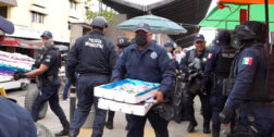 En el operativo participó la Policía Municipal, Policía Estatal y Guardia Nacional.
