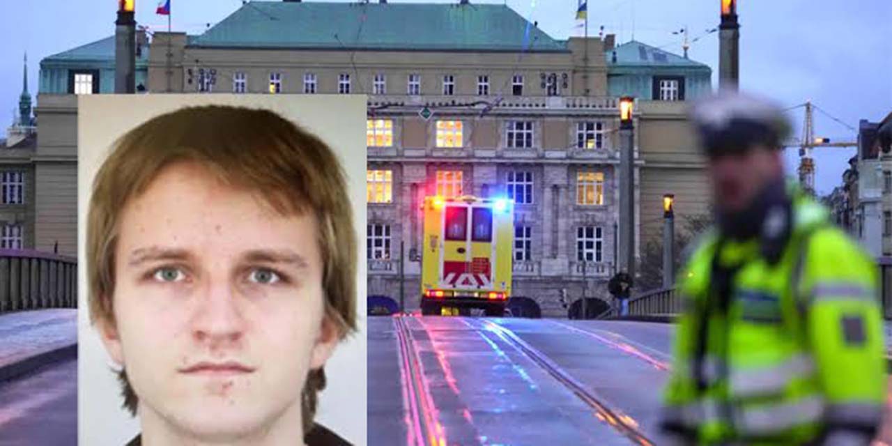 Graban el momento exacto del tiroteo de la Universidad de Praga