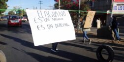 Foto: Luis Alberto Cruz // Habitantes de varias colonias de la ciudad protestan por la falta de agua potable.