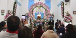 Foto: Luis Alberto Cruz // La feligresía católica de la capital participa en la festividad anual de la Virgen de Juquila, en San Juan Chapultepec.