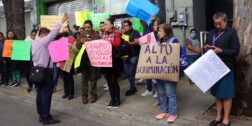 Foto: Luis Alberto Cruz // Protestan trabajadores del ISSSTE; denuncian hostigamiento laboral.