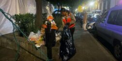 Foto: Municipio de Oaxaca de Juárez // Se recogieron 14 toneladas de basura inorgánica en el primer cuadro del centro.