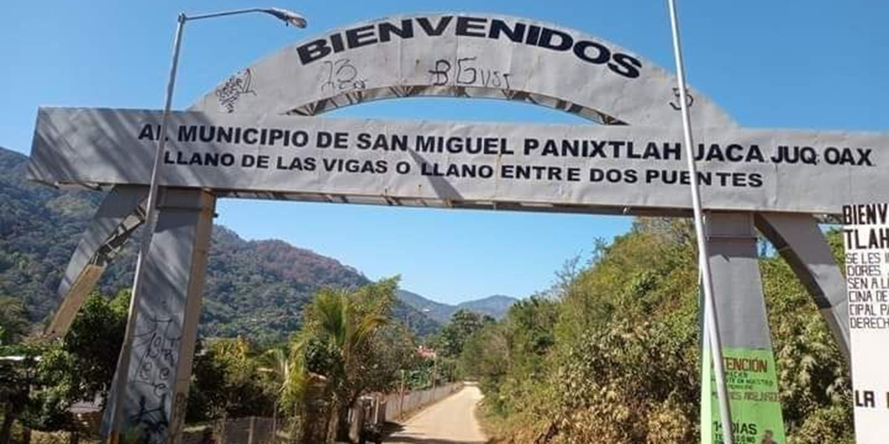 Foto: internet // Entrada al municipio de San Miguel Panixtlahuaca.