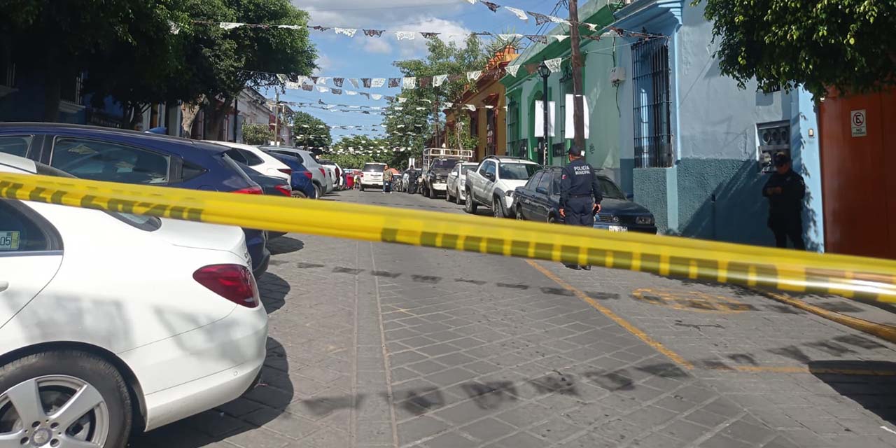Foto: Archivo El Imparcial // El 18 de julio de 2023, en el centro de la ciudad de Oaxaca asesinaron a un notario de la Ciudad de México.