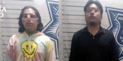 Fueron identificados como Kevin H.S. y Exael Antonio P.A., de 22 y 26 años.