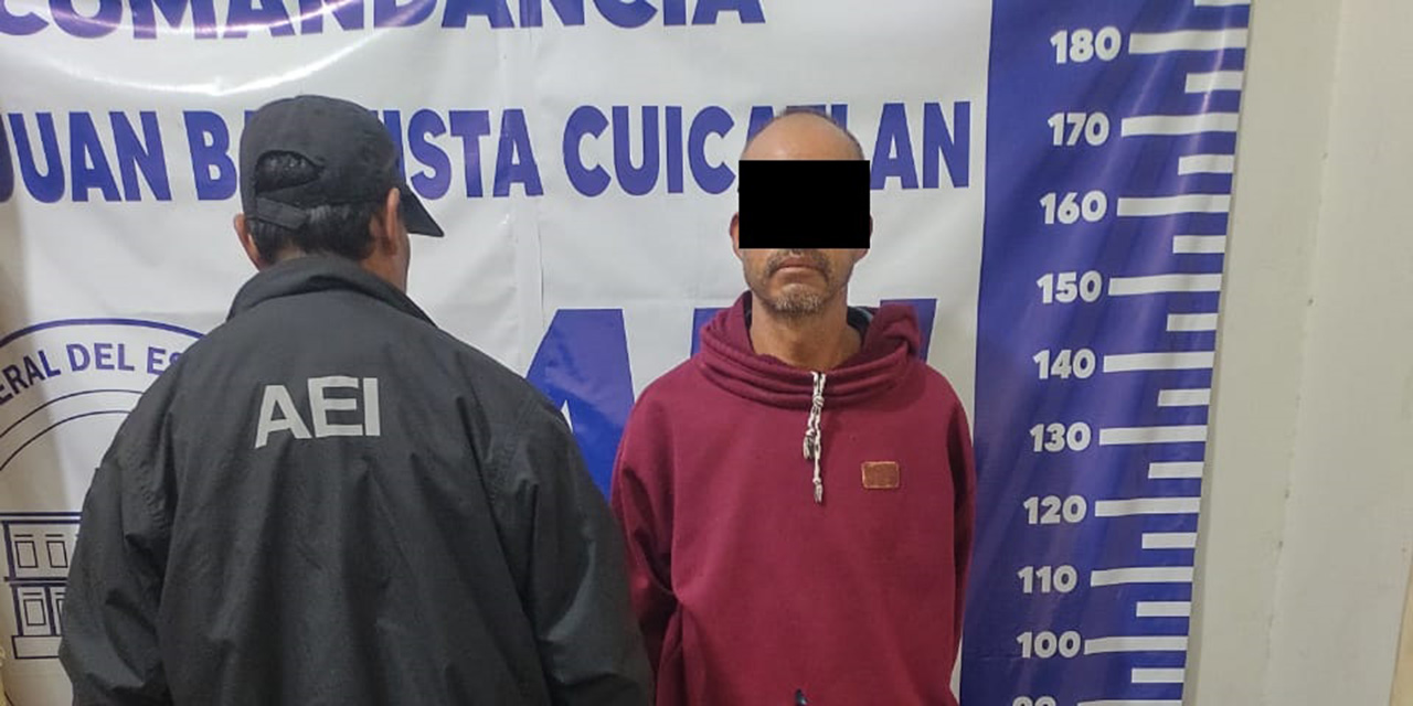Arresta policía a presunto  feminicida en la Cañada