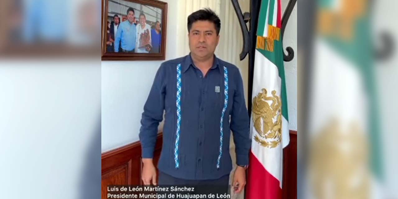 Foto: redes sociales // Luis de León Martínez Sánchez, presidente municipal de Huajuapan