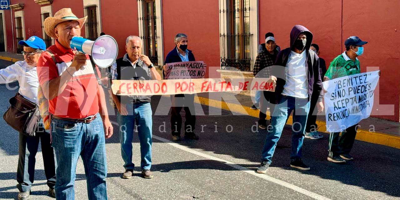 VIDEO:¡Oaxaca deshidratada! Nueva protesta por la escasez de agua | El Imparcial de Oaxaca
