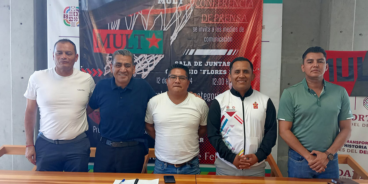 Presentan la Copa de baloncesto ‘Por la lucha y liberación de los pueblos’ | El Imparcial de Oaxaca