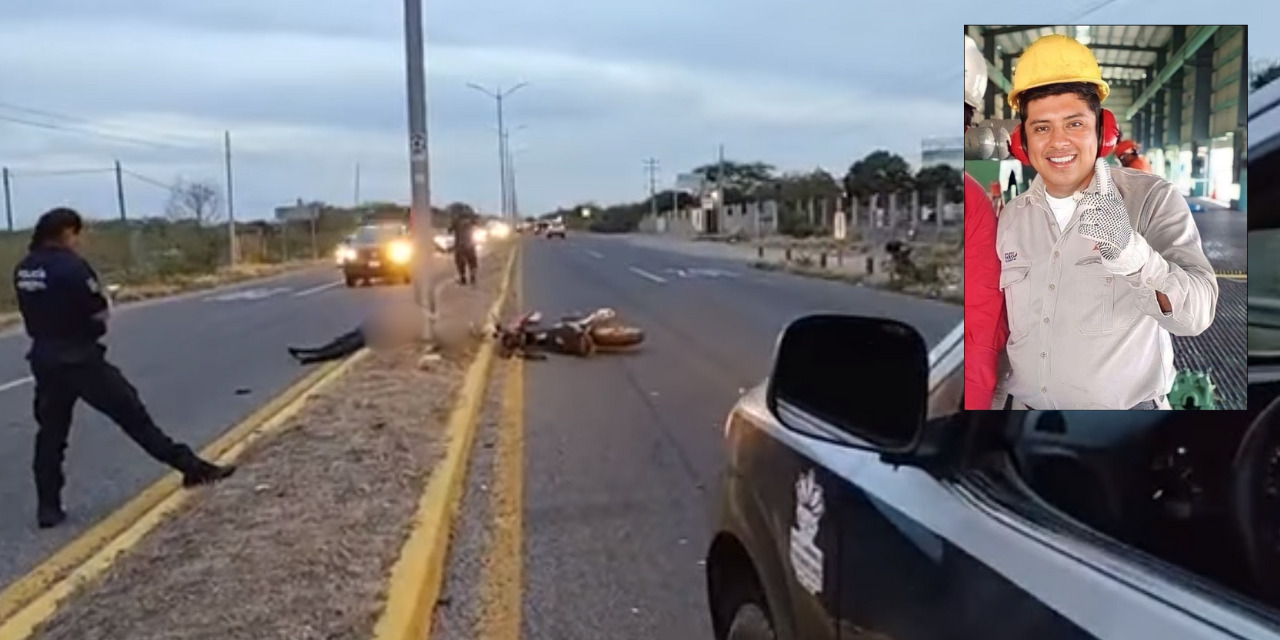 Identifican a motociclista muerto al impactarse con poste | El Imparcial de Oaxaca