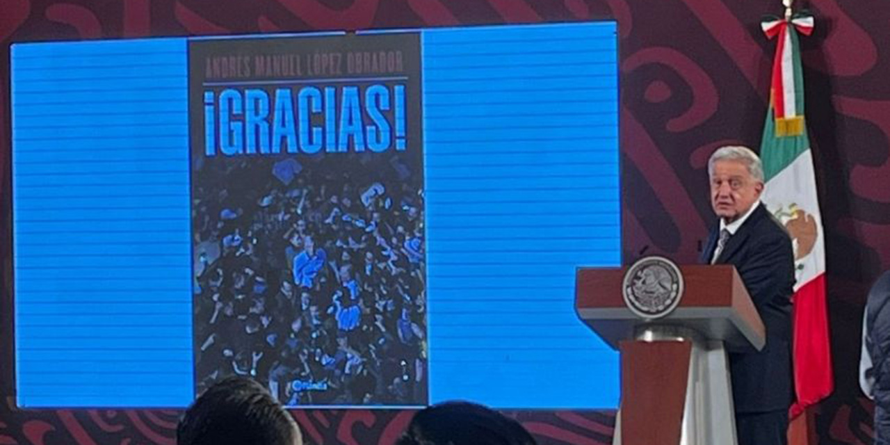 Andrés Manuel López Obrador anuncia su nuevo libro “¡Gracias!”