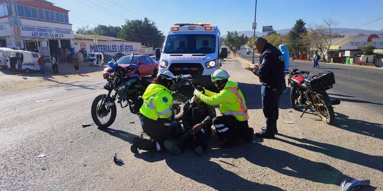 Derrapa motociclista en la Villa de Zaachila | El Imparcial de Oaxaca