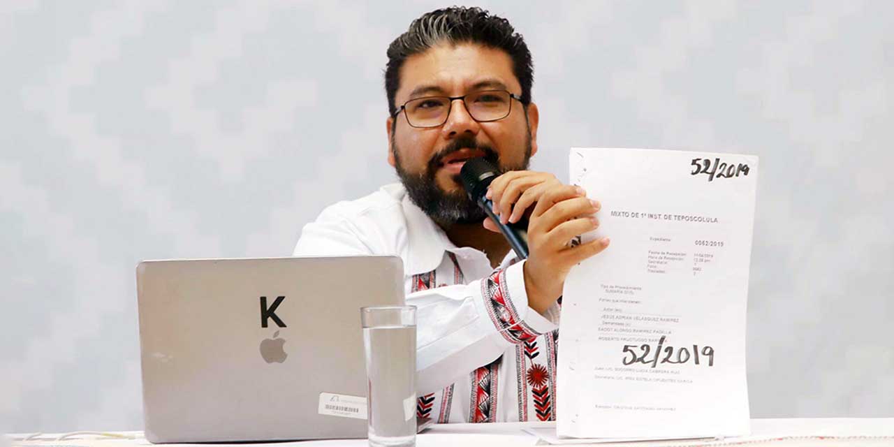 Foto: Luis Alberto Cruz // El Consejero Jurídico del gobierno estatal, Geovany Vásquez Sagrero.