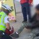 Repartidor sufre accidente en San Raymundo Jalpan