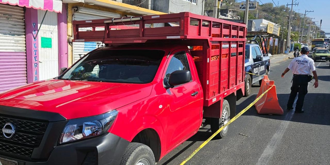Los carniceros iban a bordo de una camioneta Nissan NP300.