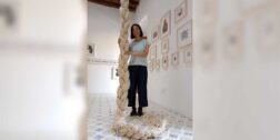 Fotos: Lisbeth Mejía Reyes // Misayo Tsutsui presenta su exposición en el Alacrán, Murguía 302, Centro de Oaxaca de Juárez.