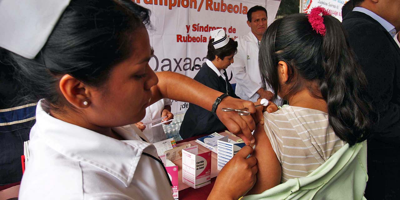 Foto: Archivo El Imparcial // Registra Oaxaca baja cobertura en el esquema básico de vacunación.