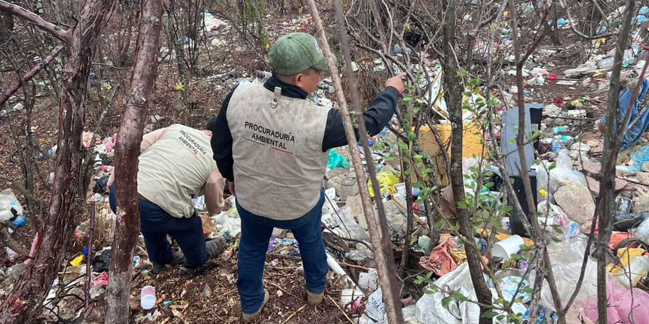 Foto: Igavec // Tiraderos clandestinos causan daño ecológico en Huajuapan