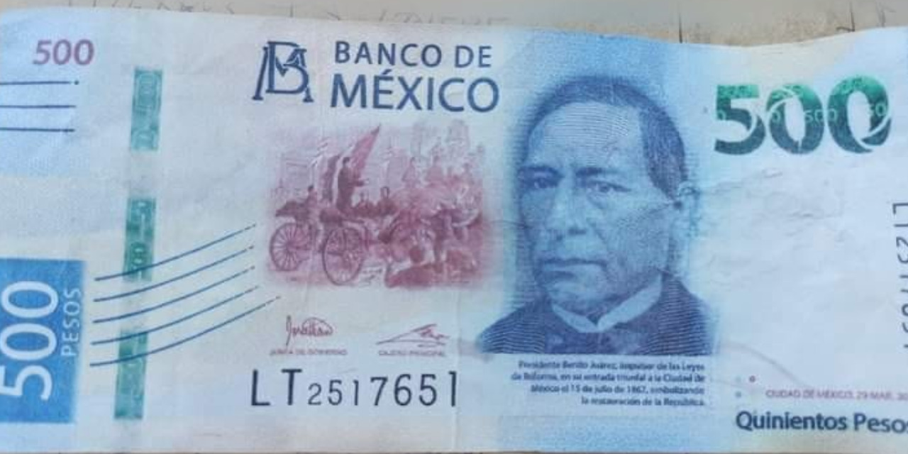 ¡Alerta! Reportan circulación de billetes falsos de 500 pesos | El Imparcial de Oaxaca
