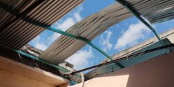 Foto: ilustrativa // Viento arranca techo de lámina de una vivienda
