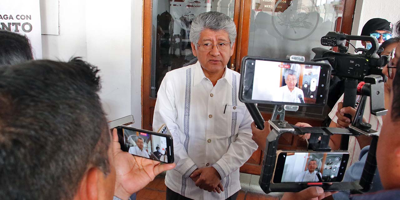 Foto: Adrián Gaytán // El presidente municipal, Francisco Martínez Neri, se reincorpora a sus tareas en el Ayuntamiento capitalino.