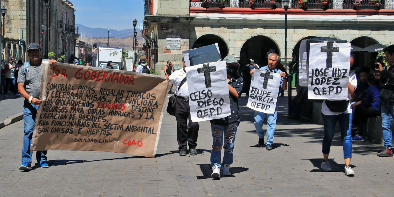 Foto: Adrián Gaytán // Ambientalistas reprueban inacción oficial ante la crisis hídrica.