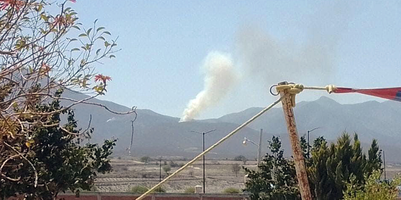 Foto: cortesía // El incendio que arrasó con más de 700 hectáreas de áreas verdes en Quiviní, se volvió a reactivar este jueves.
