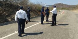El hallazgo ocurrió sobre la autopista Mitla-Tehuantepec a la altura del distribuidor vial Guechiquero.