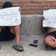 Aparecen dos sujetos con narcomensajes en Juchitán