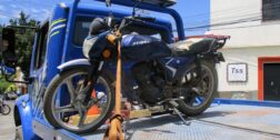 La motocicleta fue detectada por policía que realizaban inspección de motocicletas.