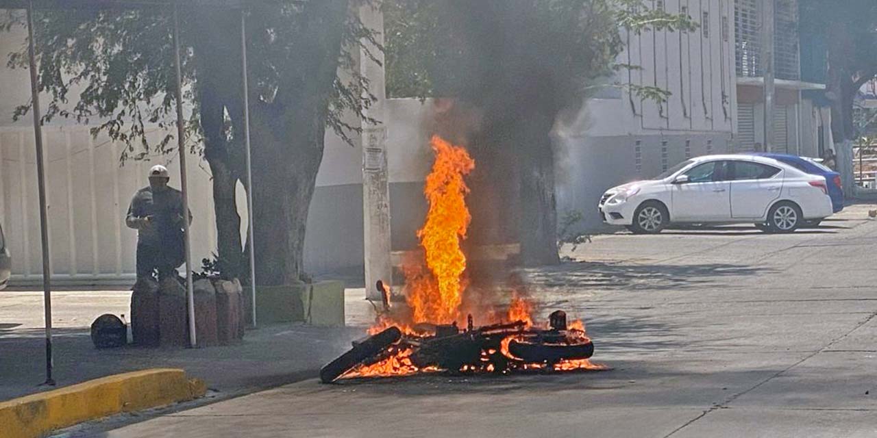 La unidad de dos ruedas se redujo a charra.