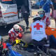 Chocan motociclistas contra vagoneta en Símbolo Patrios