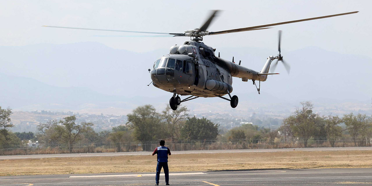 Llega helicóptero a 5 días del incendio en Quiaviní | El Imparcial de Oaxaca