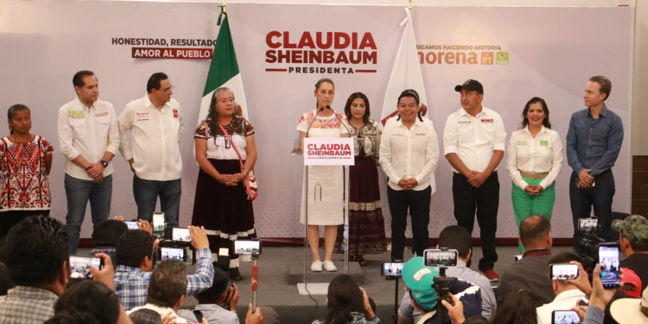 Sheinbaum minimiza rispidez en la alianza Sigamos Haciendo Historia en Oaxaca | El Imparcial de Oaxaca