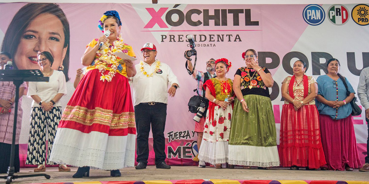 Nuestras obras faraónicas serán hospitales y escuelas: Xóchitl | El Imparcial de Oaxaca