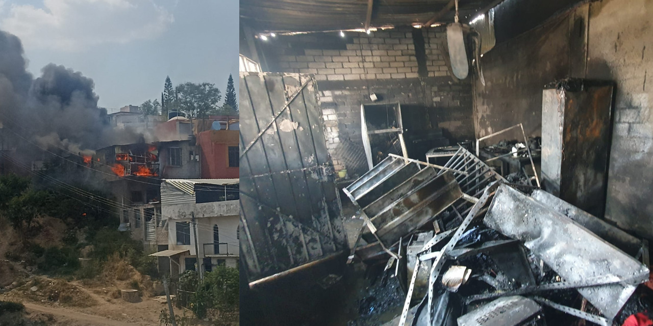 Incendio devora vivienda en la colonia Jardín | El Imparcial de Oaxaca