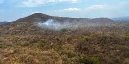 Foto: cortesía Al menos dos incendios forestales siguen activos en los Chimalapas. La Comisión Estatal Forestal informó ayer que la conflagración en el paraje Benito Juárez se ha logrado un 98 por ciento de control y un 90 por ciento de liquidación.