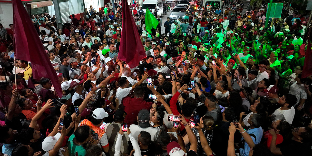 200 mil mexicanos en Chiapas, Guerrero, Hidalgo y Yucatán muestran su respaldo a Claudia Sheinbaum rumbo a las elecciones del 2 de junio. | El Imparcial de Oaxaca