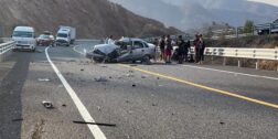 Este accidente ocurrió a la altura del entronque de San Pablo Coatlán, distrito de Miahuatlán.